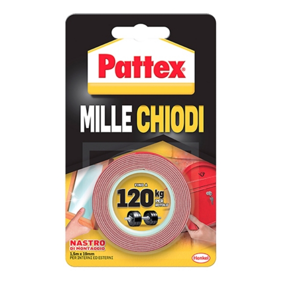 PATTEX - Mille Chiodi Biadesivo Forte - Gullifer