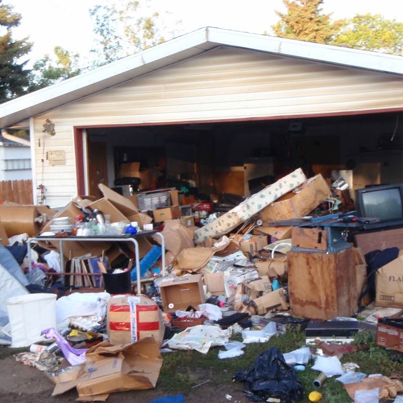 garage ante decluttering